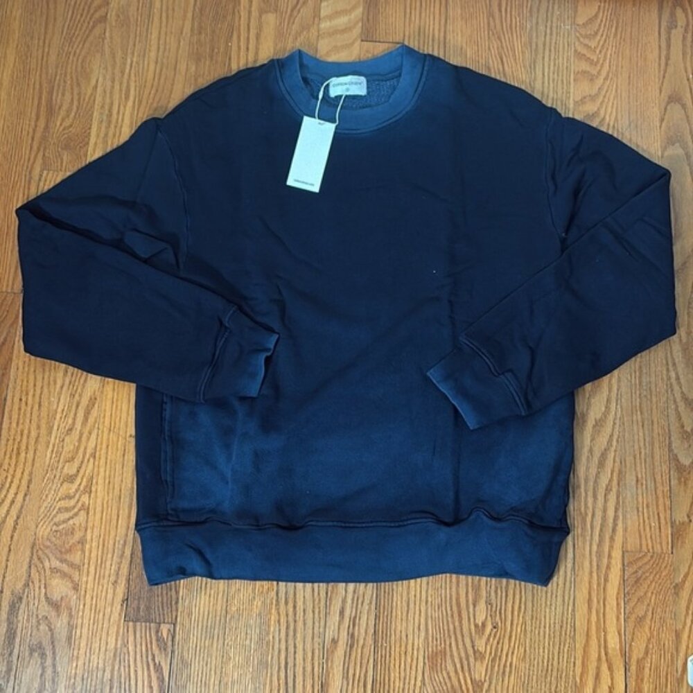 Cotton Citizen Bronx Crew Sweatshirt Navy men’s size M NWT unisex